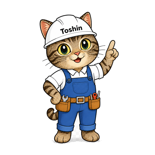 案内役の茶トラキャラクター